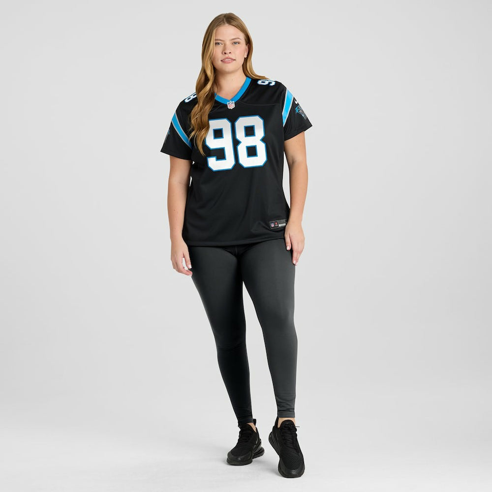 Nike D.J. Wonnum Carolina Panthers Women's Game Jersey Black