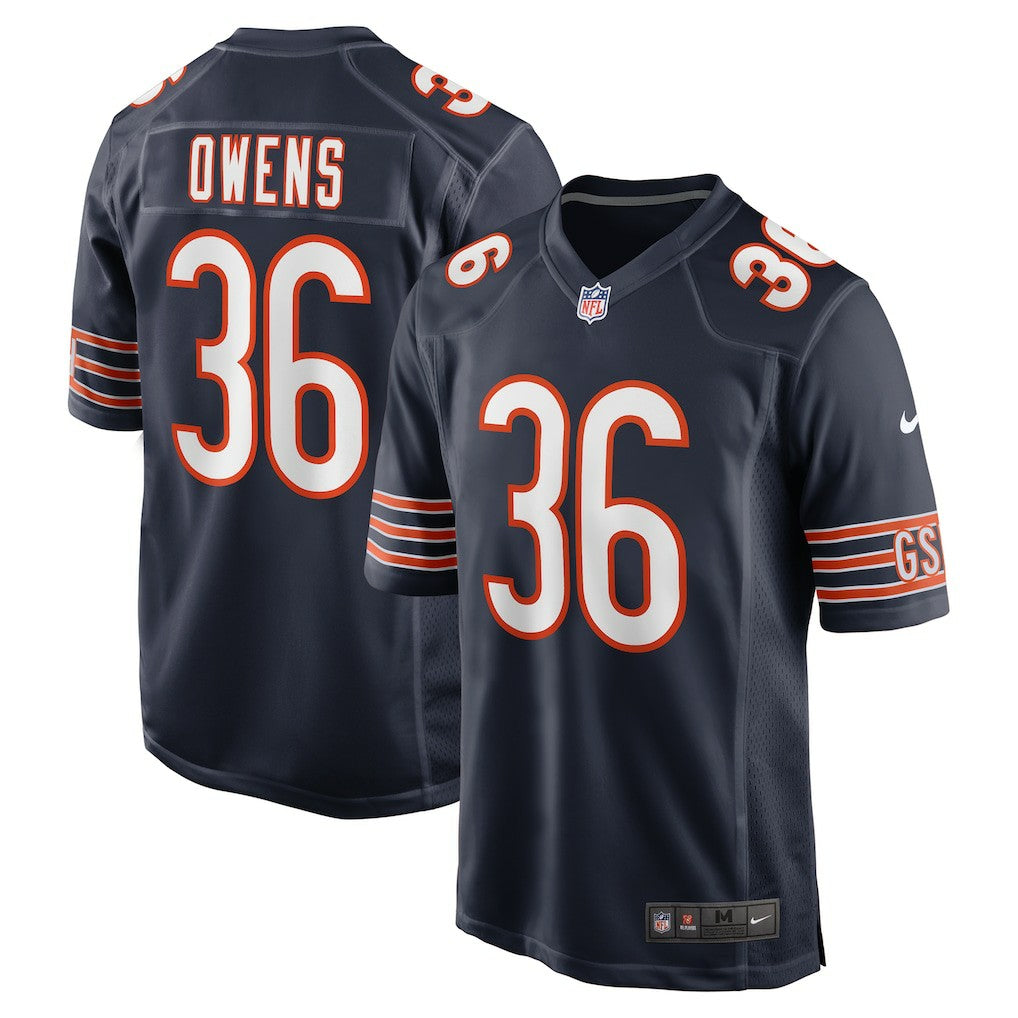 Nike Jonathan Owens Chicago Bears Game Jersey Navy