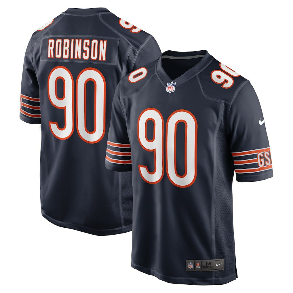 Nike Dominique Robinson Chicago Bears Game Jersey Navy
