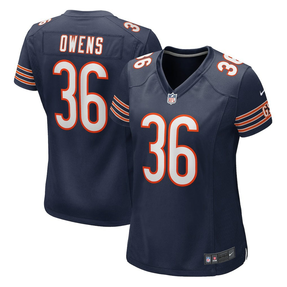 Nike Jonathan Owens Chicago Bears Women's Game Jersey Navy