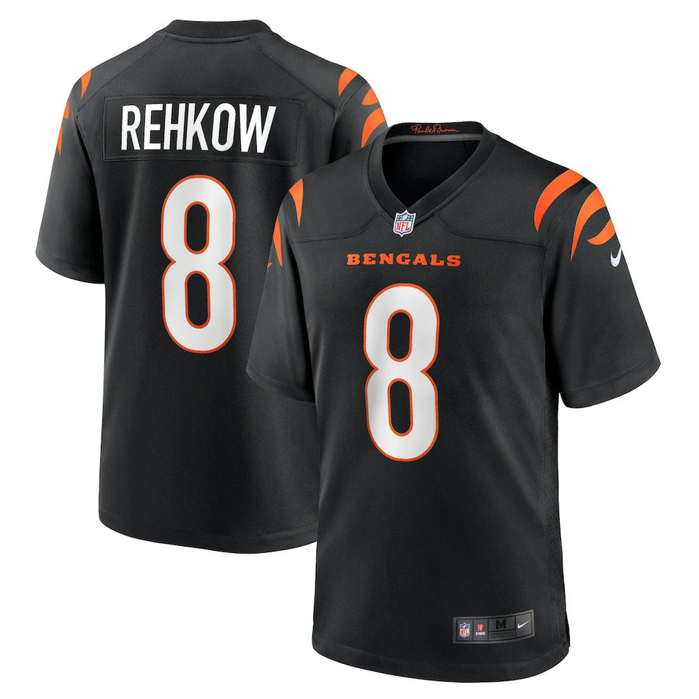 Nike Ryan Rehkow Cincinnati Bengals Game Jersey Black
