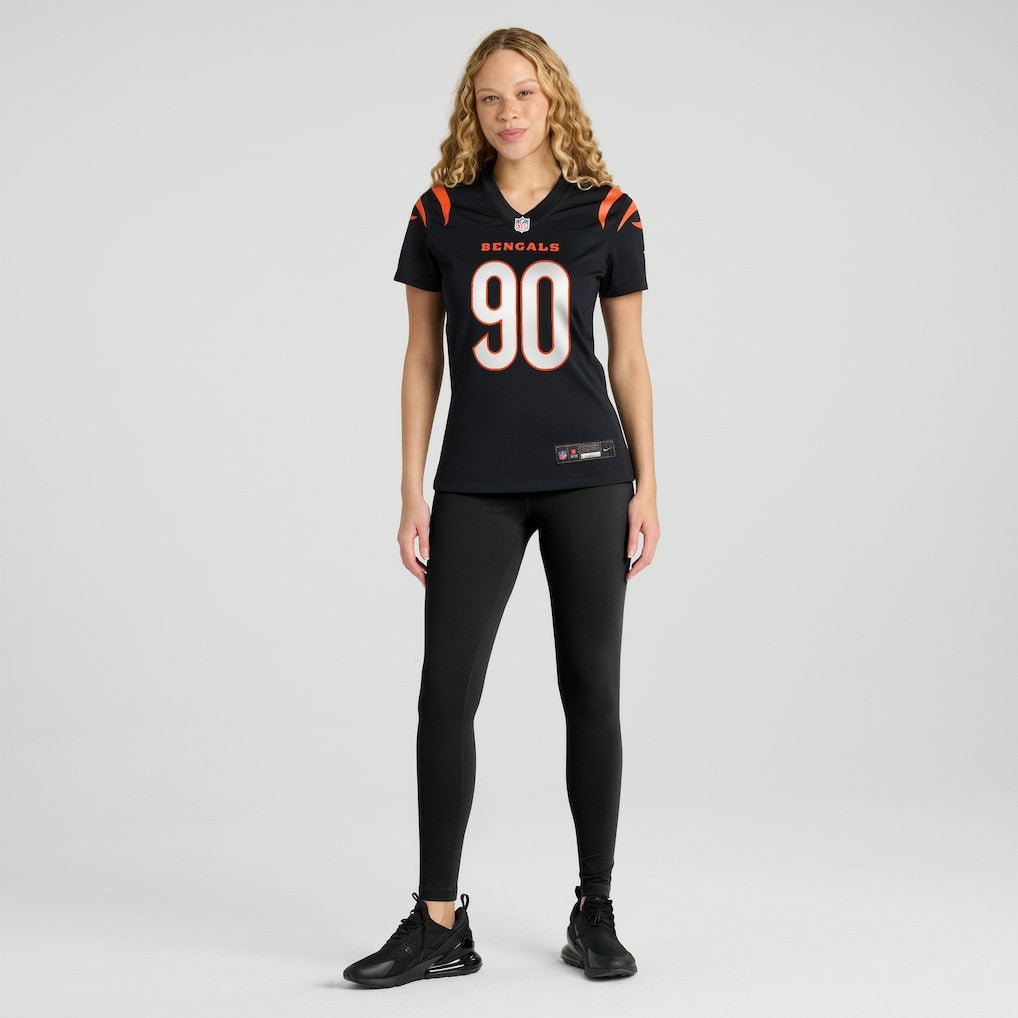 Nike Kris Jenkins Jr. Cincinnati Bengals Women's Game Jersey Black