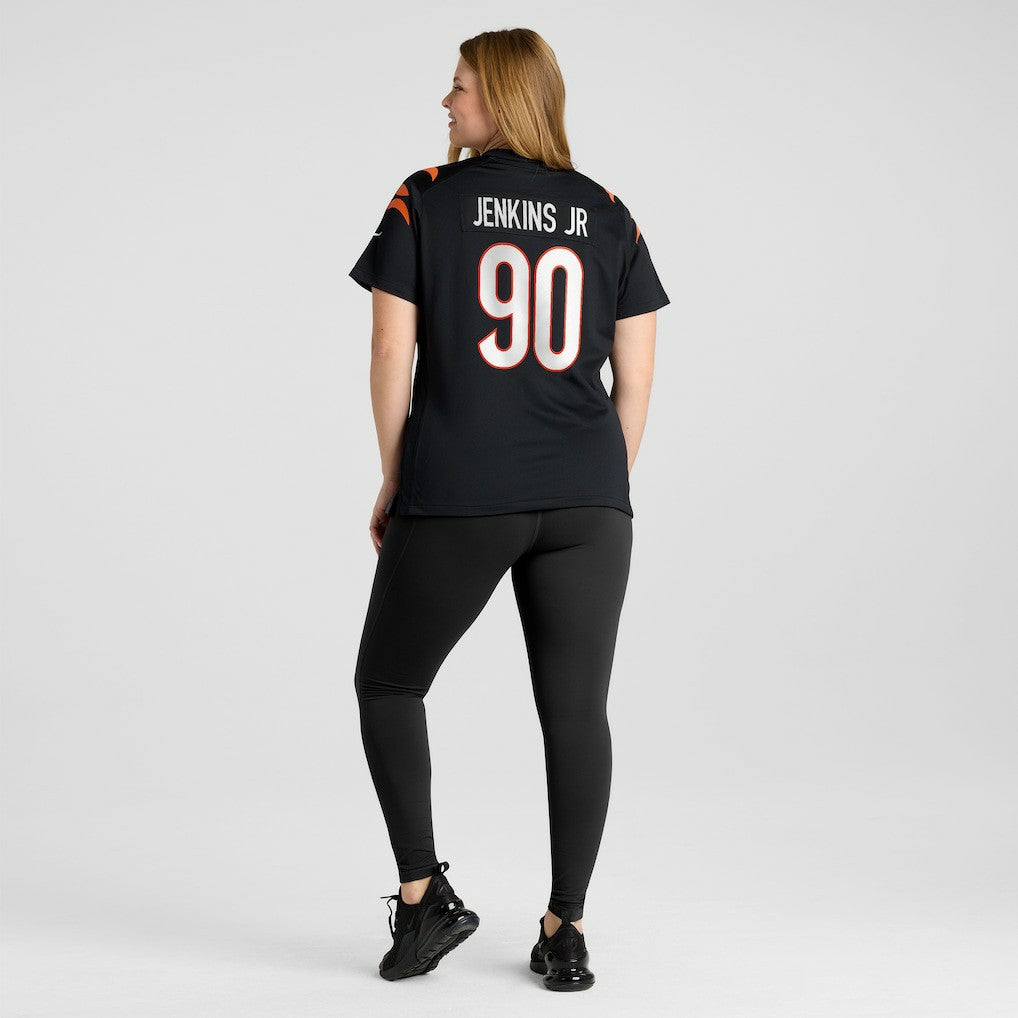 Nike Kris Jenkins Jr. Cincinnati Bengals Women's Game Jersey Black