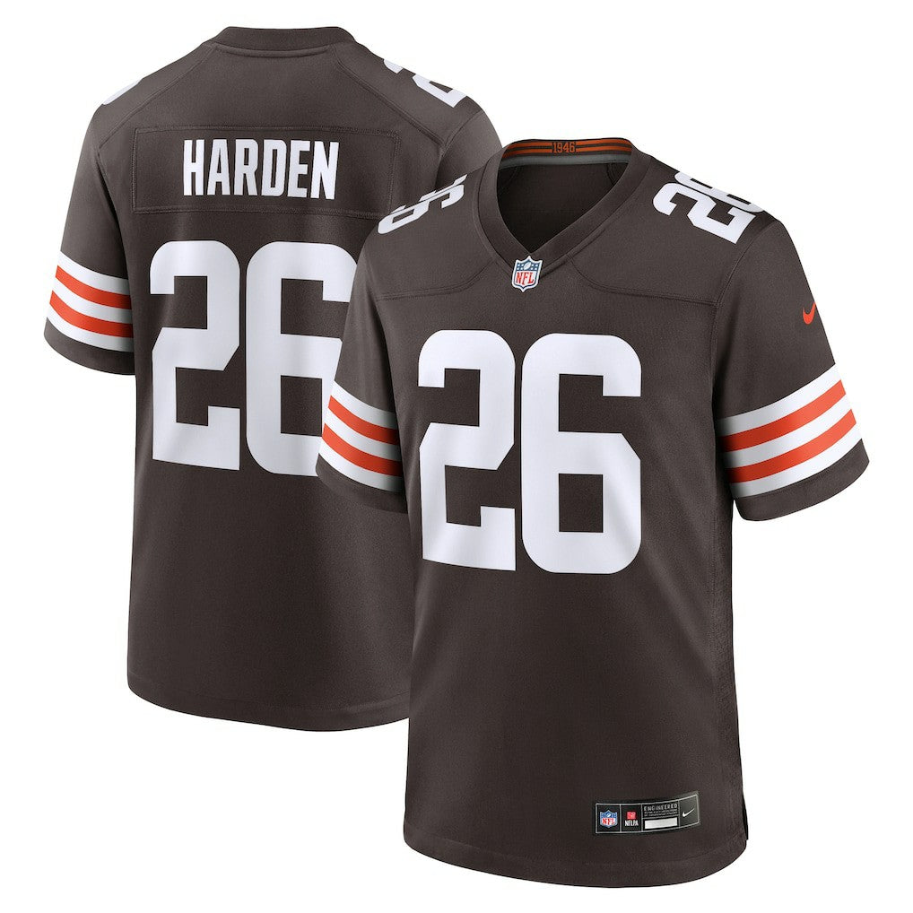 Nike Myles Harden Cleveland Browns Team Game Jersey Brown