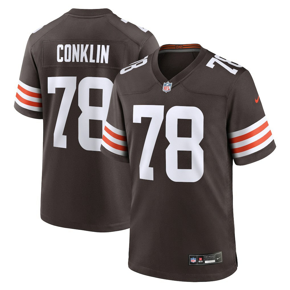 Nike Jack Conklin Cleveland Browns Team Game Jersey Brown