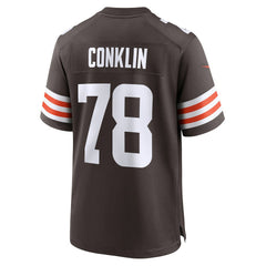 Nike Jack Conklin Cleveland Browns Team Game Jersey Brown
