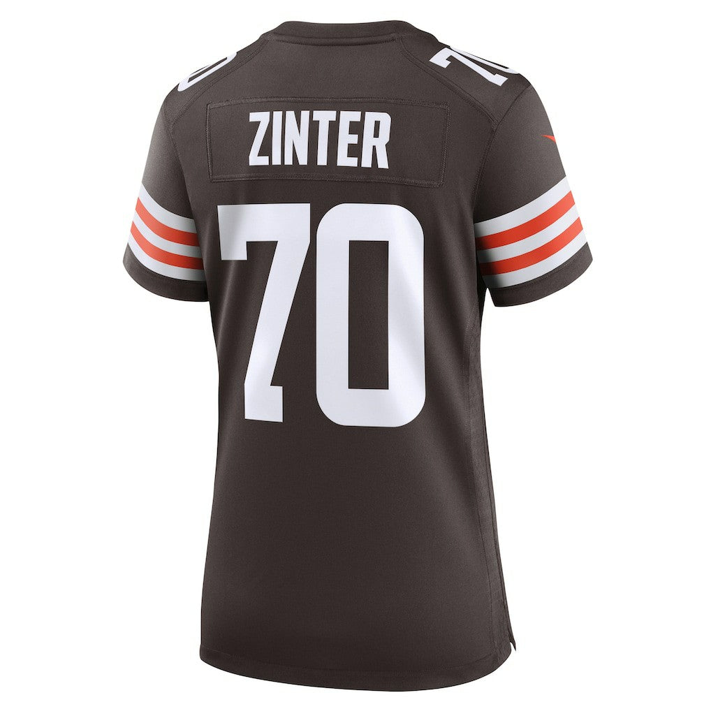 Nike Zak Zinter Cleveland Browns Women's Game Jersey Brown