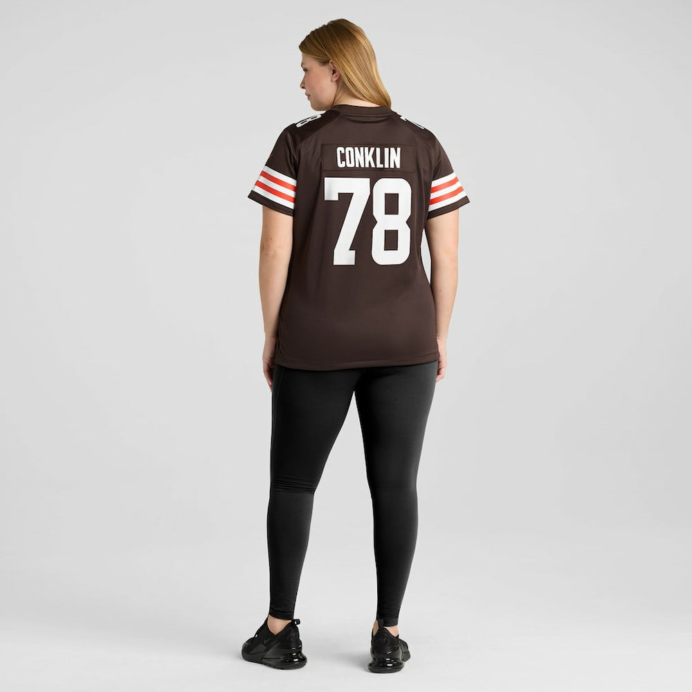 Nike Jack Conklin Cleveland Browns Women's Game Jersey Brown