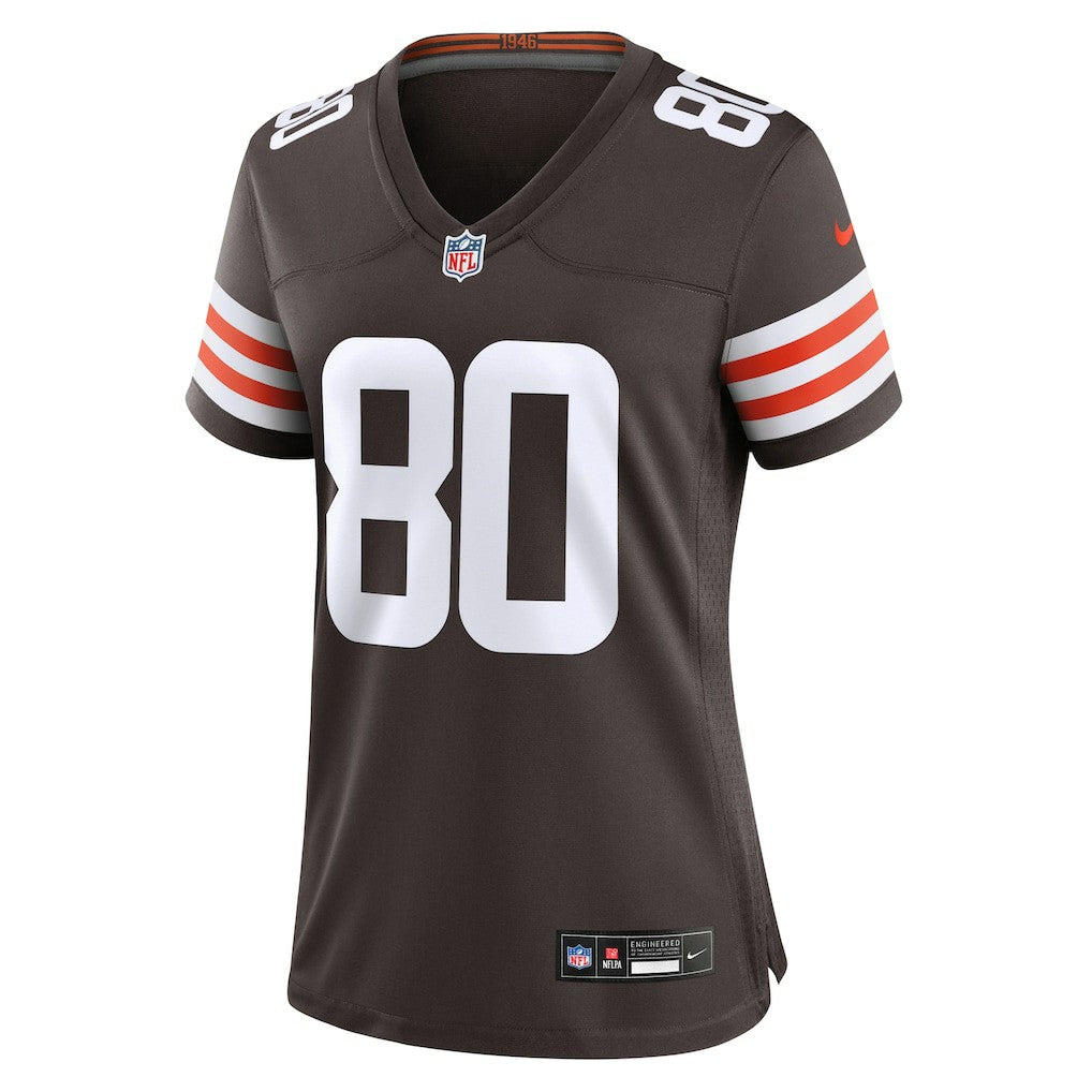 Nike Jamari Thrash Cleveland Browns Women's Game Jersey Brown