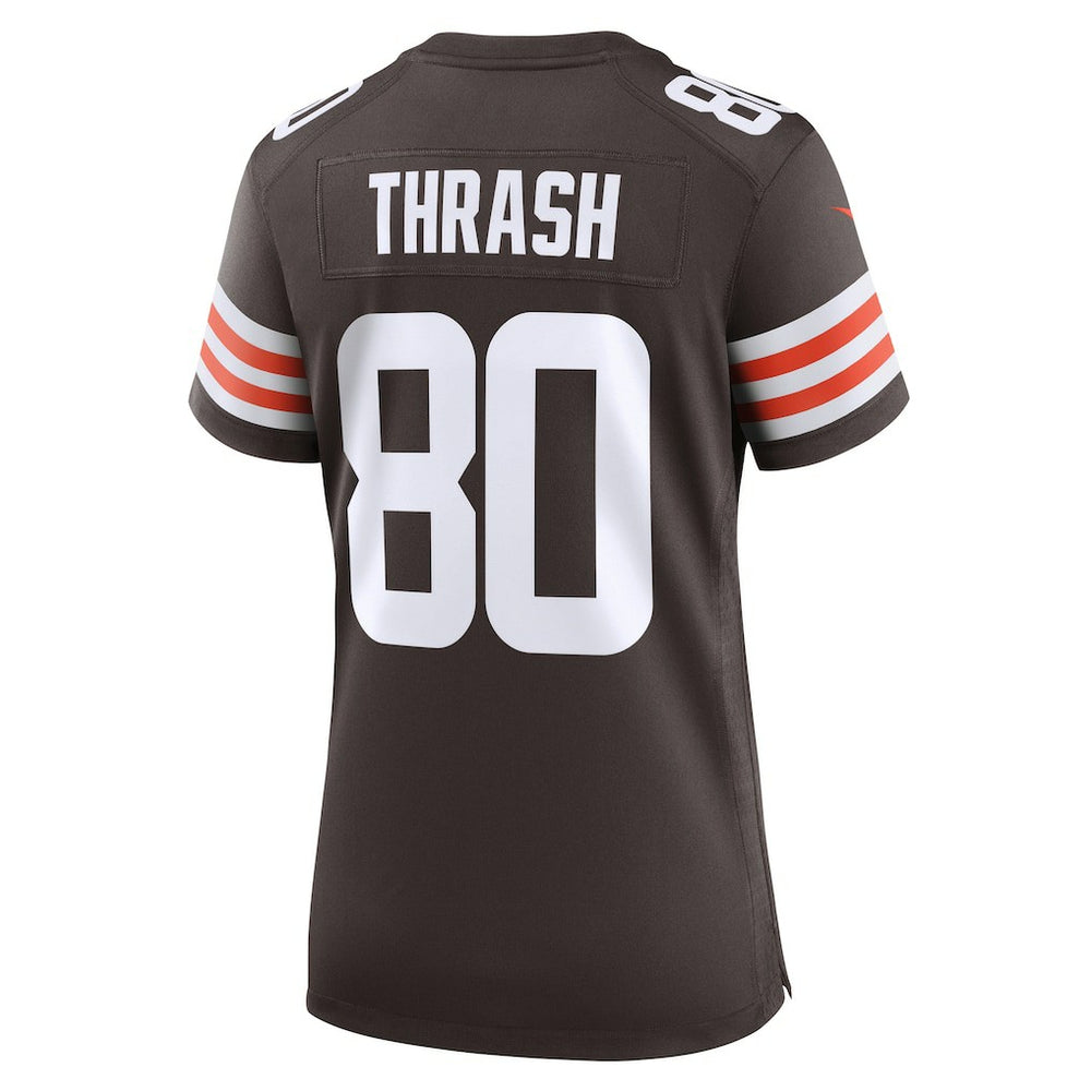 Nike Jamari Thrash Cleveland Browns Women's Game Jersey Brown