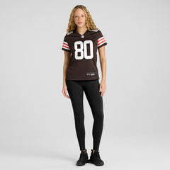 Nike Jamari Thrash Cleveland Browns Women's Game Jersey Brown
