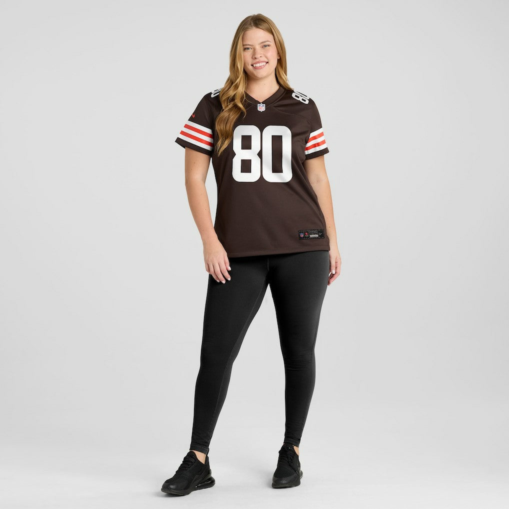 Nike Jamari Thrash Cleveland Browns Women's Game Jersey Brown