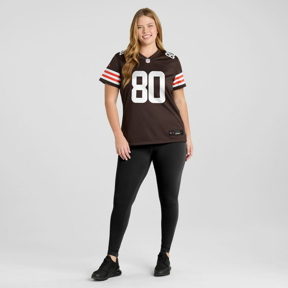 Nike Jamari Thrash Cleveland Browns Women's Game Jersey Brown