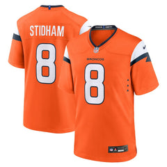 Nike Jarrett Stidham Denver Broncos Team Game Jersey Orange