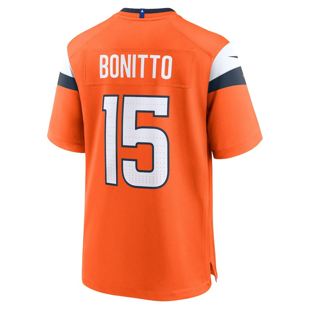 Nike Nik Bonitto Denver Broncos Team Game Jersey Orange