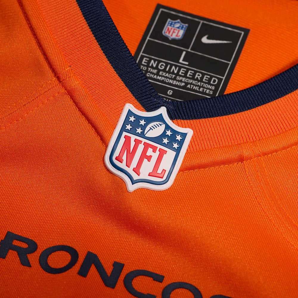 Nike Riley Moss Denver Broncos Team Game Jersey Orange