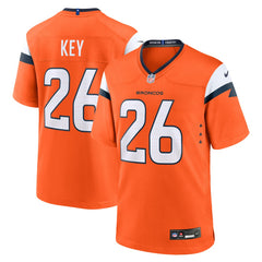 Nike Devon Key Denver Broncos Team Game Jersey Orange