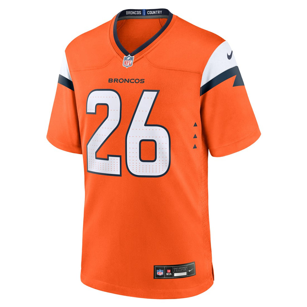 Nike Devon Key Denver Broncos Team Game Jersey Orange
