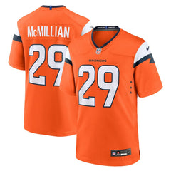 Nike Ja'Quan McMillian Denver Broncos Team Game Jersey Orange