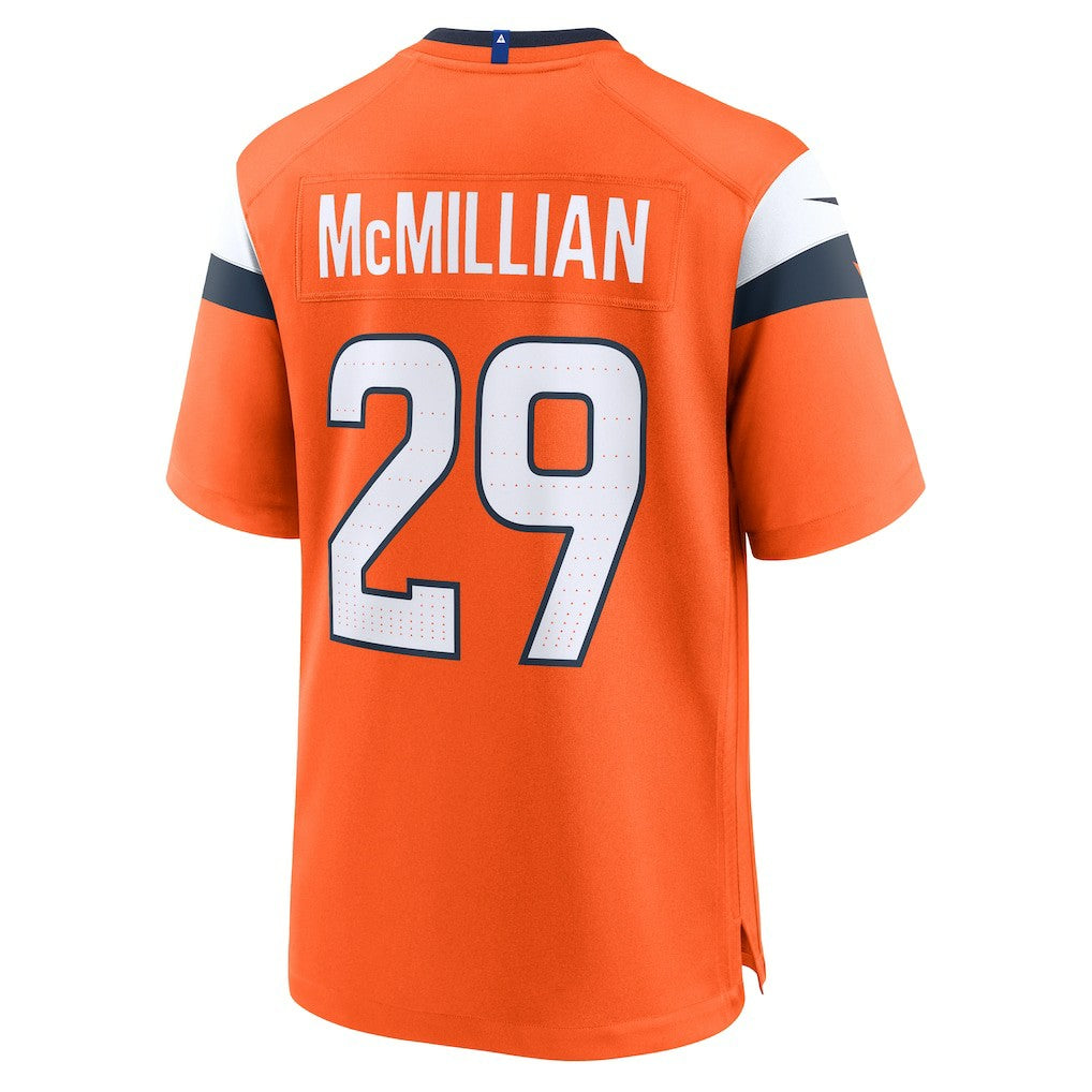 Nike Ja'Quan McMillian Denver Broncos Team Game Jersey Orange