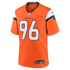 Nike Eyioma Uwazurike Denver Broncos Team Game Jersey Orange