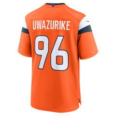 Nike Eyioma Uwazurike Denver Broncos Team Game Jersey Orange