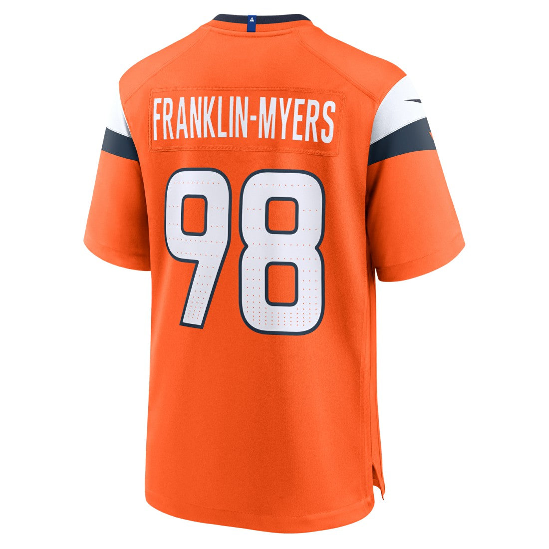 Nike John Franklin-Myers Denver Broncos Team Game Jersey Orange