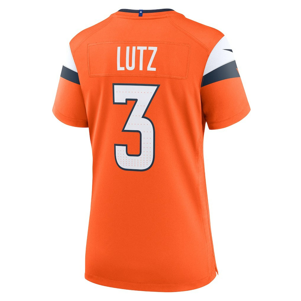 Nike Wil Lutz Denver Broncos Women's Team Game Jersey Orange