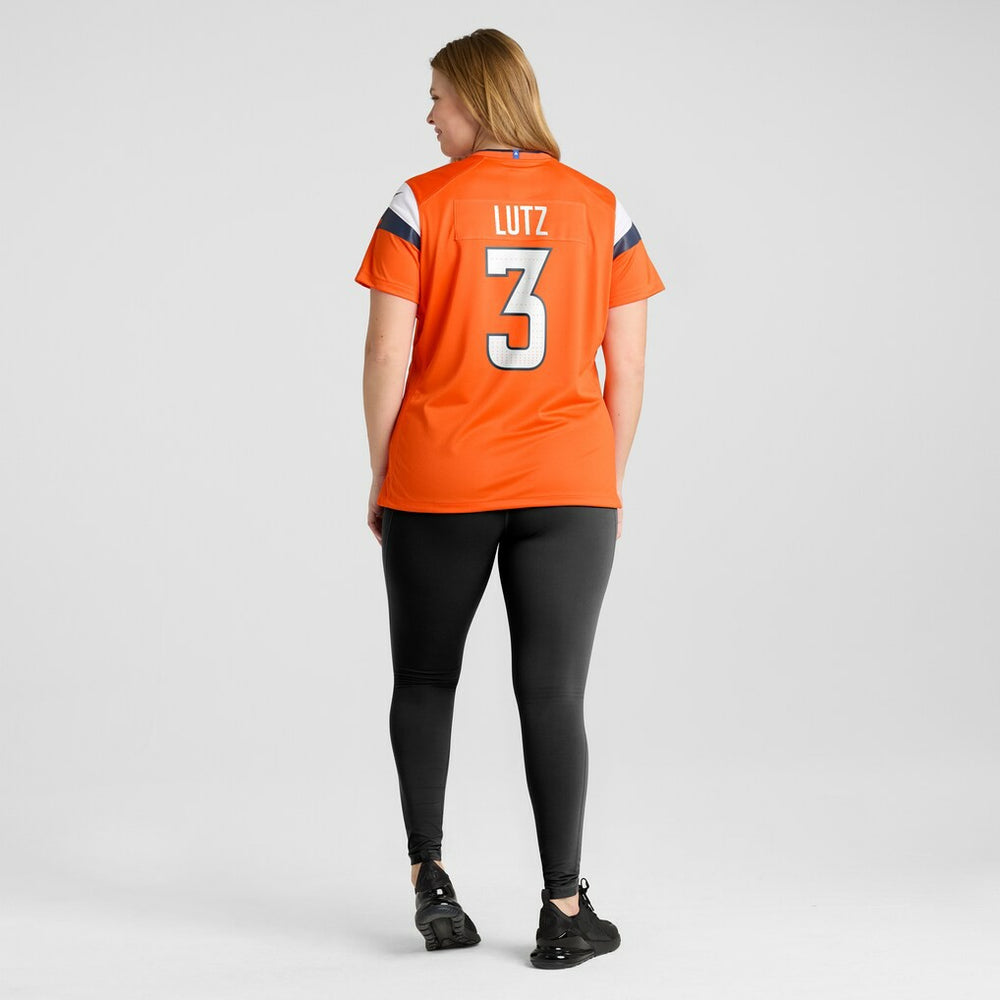 Nike Wil Lutz Denver Broncos Women's Team Game Jersey Orange