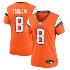 Nike Jarrett Stidham Denver Broncos Women's Team Game Jersey Orange