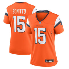 Nike Nik Bonitto Denver Broncos Women's Team Game Jersey Orange