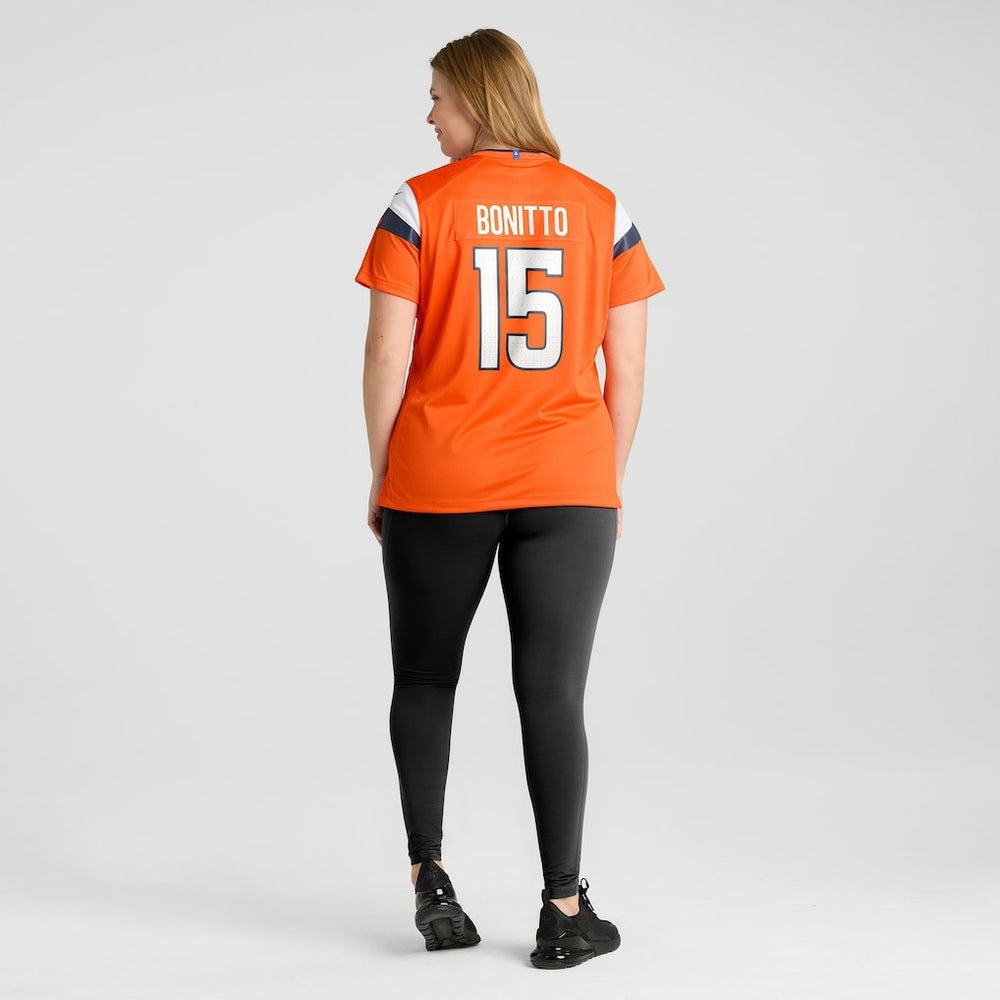 Nike Nik Bonitto Denver Broncos Women's Team Game Jersey Orange