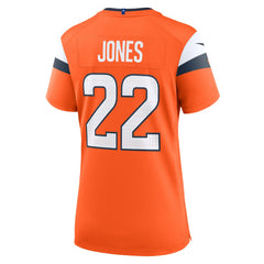 Nike Brandon Jones Denver Broncos Women's Team Game Jersey Orange