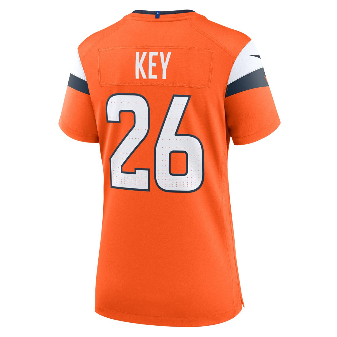 Nike Devon Key Denver Broncos Women's Team Game Jersey Orange