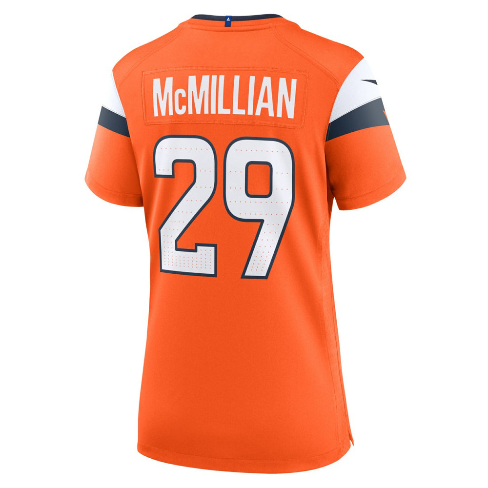 Nike Ja'Quan McMillian Denver Broncos Women's Team Game Jersey Orange
