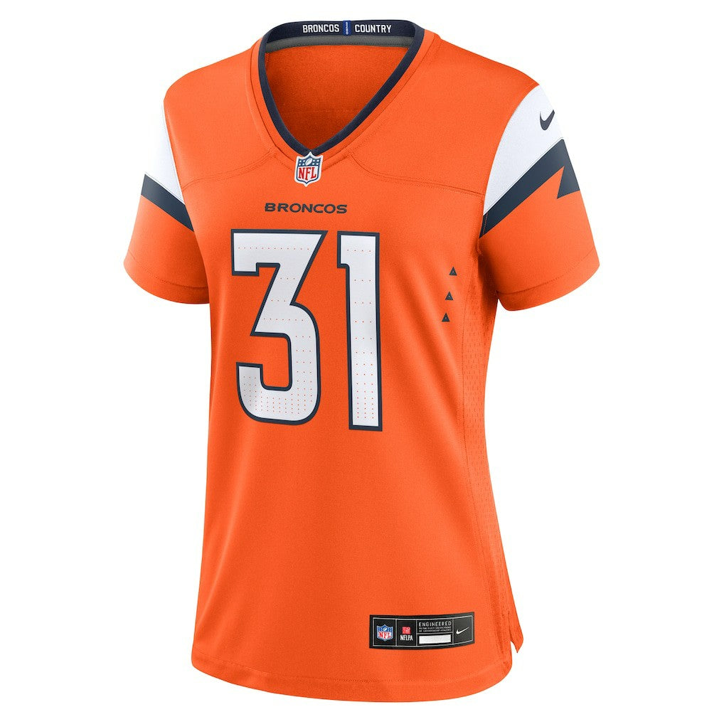 Nike Kris Abrams-Draine Denver Broncos Women's Team Game Jersey Orange