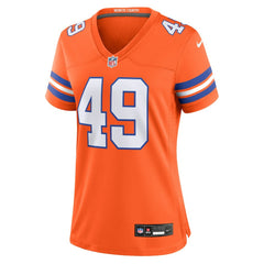 Nike Alex Singleton Denver Broncos Women's Alternate Game Jersey Orange