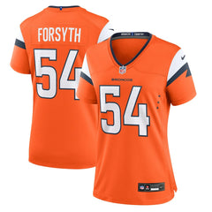 Nike Alex Forsyth Denver Broncos Women's Team Game Jersey Orange
