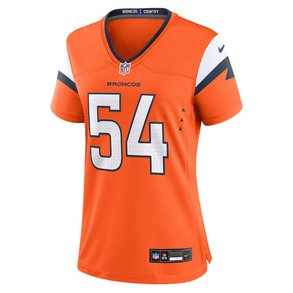 Nike Alex Forsyth Denver Broncos Women's Team Game Jersey Orange