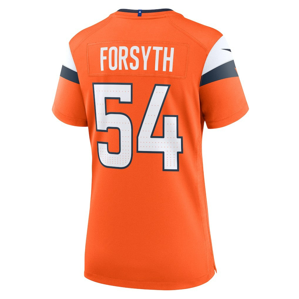 Nike Alex Forsyth Denver Broncos Women's Team Game Jersey Orange