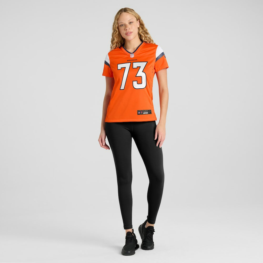 Nike Frank Crum Denver Broncos Women's Team Game Jersey Orange