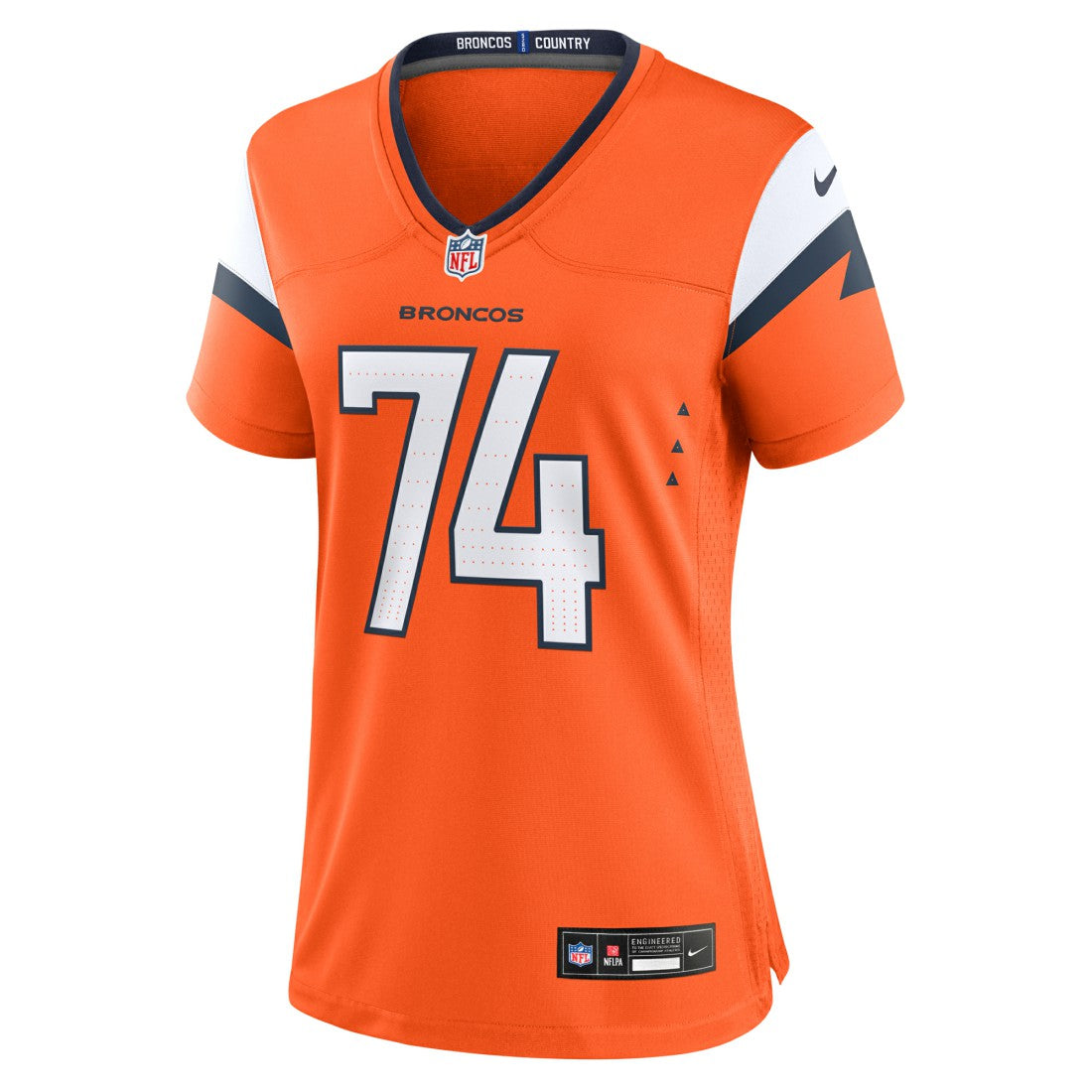 Nike Ben Powers Denver Broncos Women's Team Game Jersey Orange