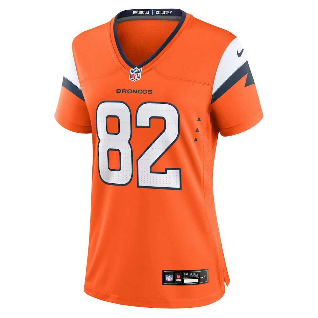 Nike Adam Trautman Denver Broncos Women's Team Game Jersey Orange
