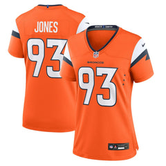Nike D.J. Jones Denver Broncos Women's Team Game Jersey Orange
