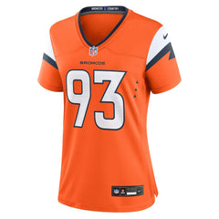 Nike D.J. Jones Denver Broncos Women's Team Game Jersey Orange