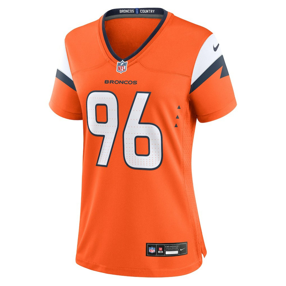 Nike Eyioma Uwazurike Denver Broncos Women's Team Game Jersey Orange