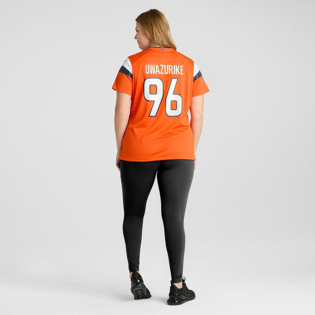 Nike Eyioma Uwazurike Denver Broncos Women's Team Game Jersey Orange