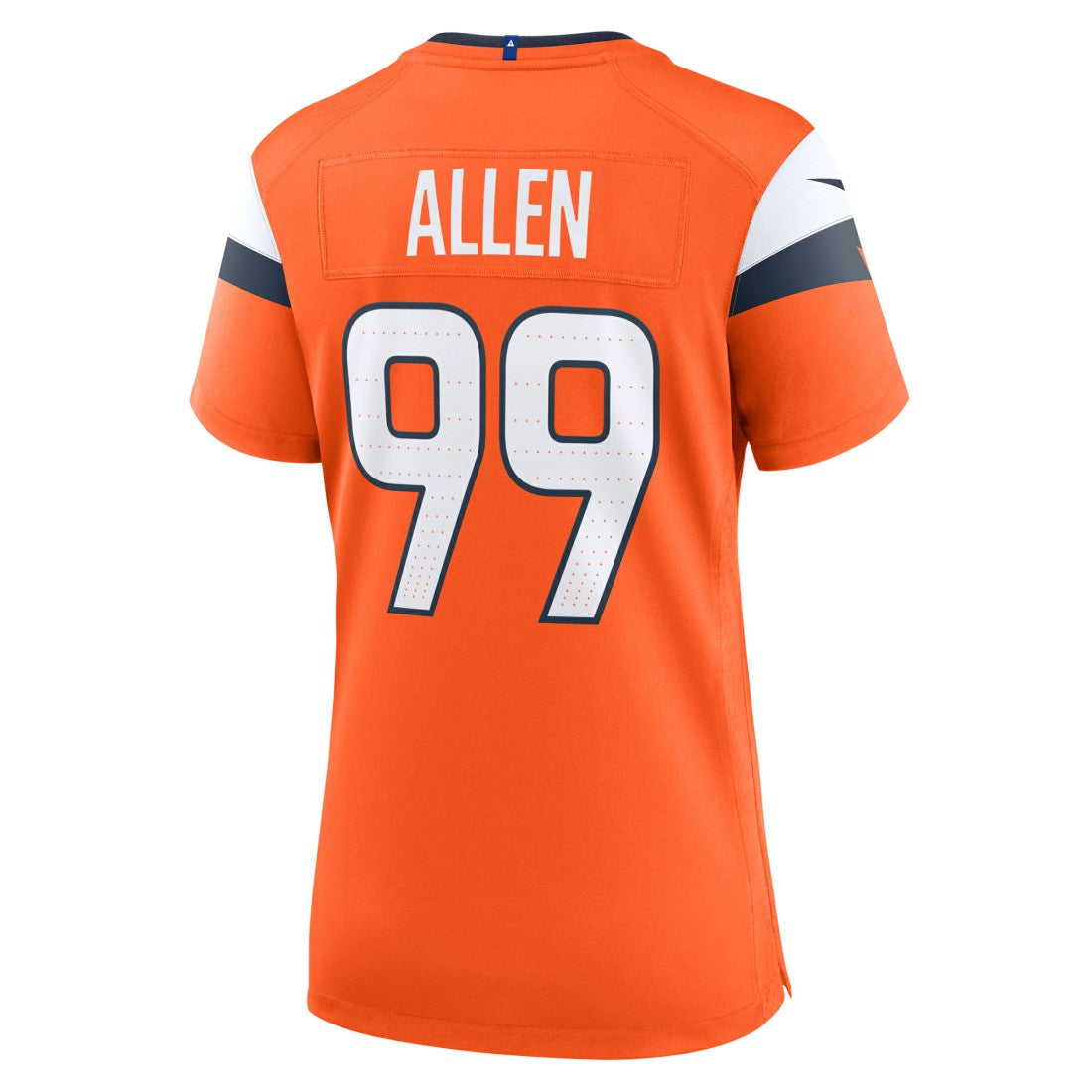 Nike Zach Allen Denver Broncos Women's Team Game Jersey Orange