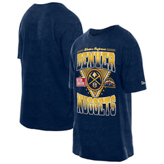 Denver Nuggets Old School Sport Vintage Wash T-Shirt for sale Navy | New Era online