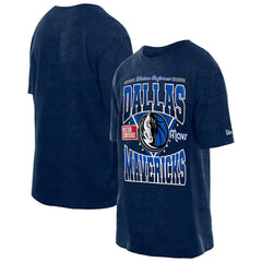 Dallas Mavericks Boxy Old School Sport Vintage Wash T-Shirt for sale Navy | New Era